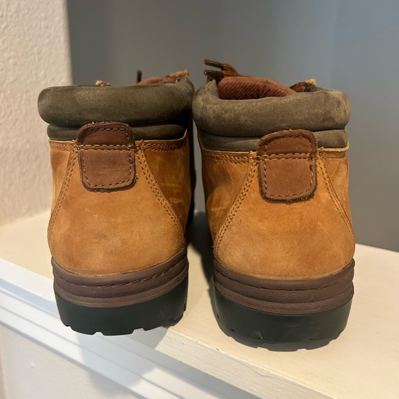 Timberland Brown Leather Ankle Boots Shoes Womens 8 - Picture 6 of 8